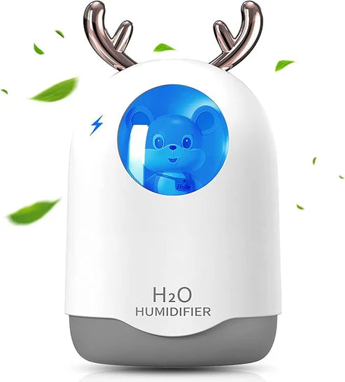 H2O Deer Antler LED Mini Humidifier – Cute & Portable