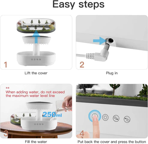 Raindrop Aroma Diffuser – Relaxing & Soothing Air